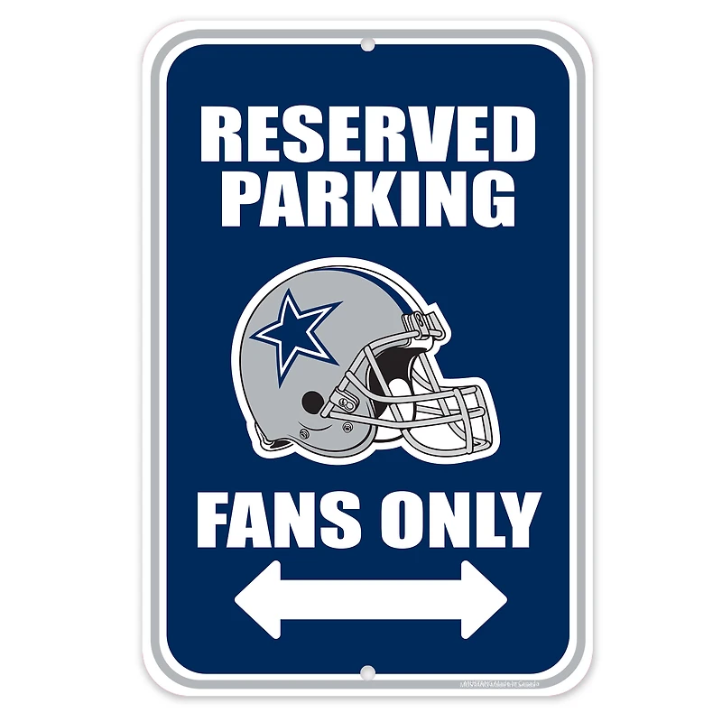 Stationnement Dallas Cowboys 10 "x 15" - Enseigne