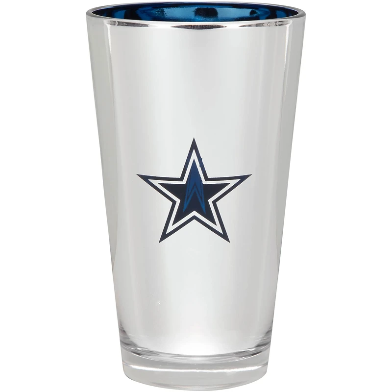 Cowboys de Dallas 16oz. Verre de pinte électrolytique