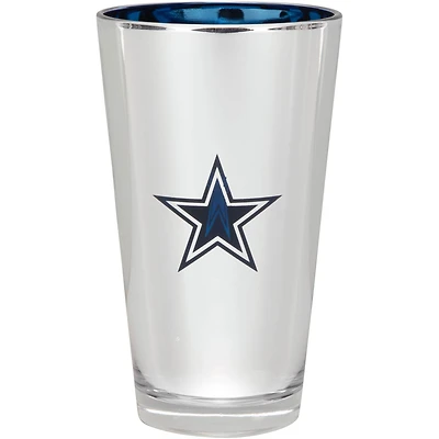 Cowboys de Dallas 16oz. Verre de pinte électrolytique