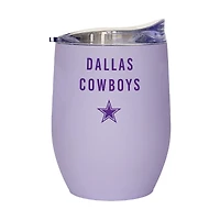 Cowboys de Dallas 16oz. Gobelet incurvé doux au toucher lavande