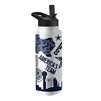 Cowboys de Dallas 34 oz. Bouteille Quencher native