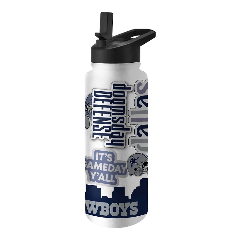 Cowboys de Dallas 34 oz. Bouteille Quencher native