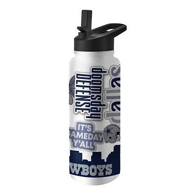 Cowboys de Dallas 34 oz. Bouteille Quencher native