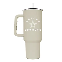 Gobelet isotherme Dallas Cowboys 40 oz couleur sable, toucher doux