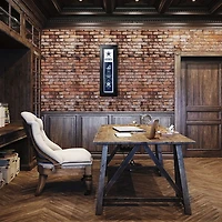 Dallas Cowboys - 6'' x 22'' Logos to History Framed Art