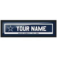 Dallas Cowboys - 6'' x 22'' Cadre personnalisé