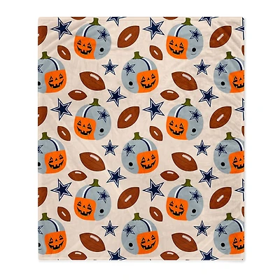 Dallas Cowboys 60" x 70" Couverture en polaire Corral pour casque de citrouille