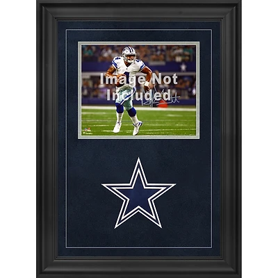 Cadre photo horizontal de luxe 8'' x 10'' Dallas Cowboys avec logo de l'équipe