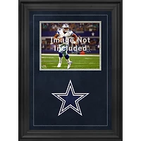 Cadre photo horizontal de luxe 8'' x 10'' Dallas Cowboys avec logo de l'équipe