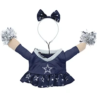 Costume de chien cheerleader des Dallas Cowboys