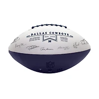 Ballon de football signature des Dallas Cowboys Legends