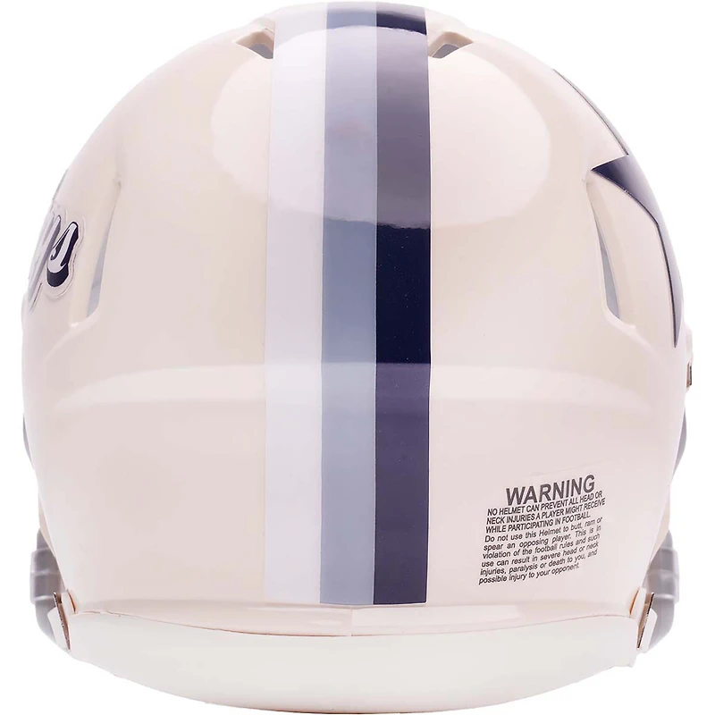 Casque miniature de vitesse de la collection rétro Riddell des Dallas Cowboys