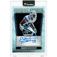 Darren Woodson Dallas Cowboys Autographed 2025 Panini Prizm Black Mojo Prizm Sensational Signatures #SS-DWN #7/25 Card