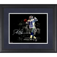 Deion Sanders Dallas Cowboys Autographed Framed 11" x 14" Return Spotlight Photograph