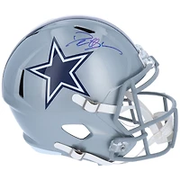 Casque réplique autographié Riddell Speed ​​des Dallas Cowboys de Deion Sanders - Signé à l'encre bleue