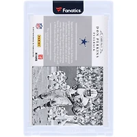 Carte dédicacée des trésors nationaux des séries éliminatoires 2012 de Don Perkins par les Cowboys de Dallas #5 #48/53
