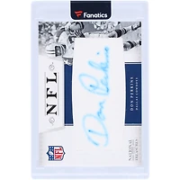 Carte dédicacée des trésors nationaux des séries éliminatoires 2012 de Don Perkins par les Cowboys de Dallas #5 #48/53
