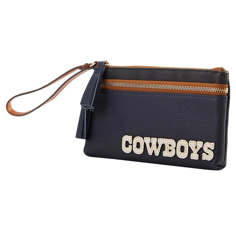 Dooney & Bourke Dallas Cowboys Poignet à double fermeture éclair