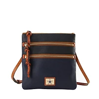 Sac bandoulière triple zip Dooney & Bourke Dallas Cowboys avec logo de l'équipe mi-temps