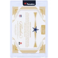 Carte autographiée Drew Pearson des Dallas Cowboys, collection Panini Flawless Greats 2024, n° G-DPN, n° 21/25