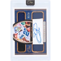 Emmitt Smith Dallas Cowboys Autographed 2021 Panini One Quad Relic #52 #3/10 Card