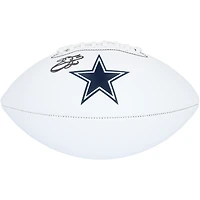 Ballon de football à panneau blanc Franklin autographié par Emmitt Smith des Dallas Cowboys