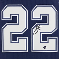 Emmitt Smith Dallas Cowboys Autographed Navy Mitchell & Ness Authentic 1995 Throwback Jersey