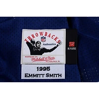 Emmitt Smith Dallas Cowboys Autographed Navy Mitchell & Ness Authentic 1995 Throwback Jersey