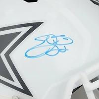 Casque authentique Riddell 2024 Salute To Service Speed ​​autographié par Emmitt Smith des Cowboys de Dallas