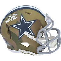 Casque Riddell CAMO Alternate Speed ​​Mini autographié par Emmitt Smith des Dallas Cowboys