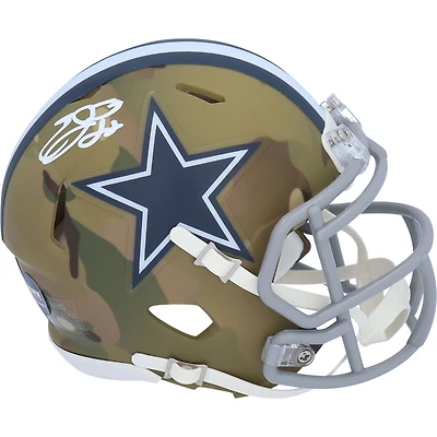 Casque Riddell CAMO Alternate Speed ​​Mini autographié par Emmitt Smith des Dallas Cowboys