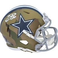 Casque Riddell CAMO Alternate Speed ​​Mini autographié par Emmitt Smith des Dallas Cowboys