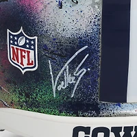 Emmitt Smith Dallas Cowboys Autographed Riddell Speed Authentic Helmet - Art by Shawn Voelker - NF70444443