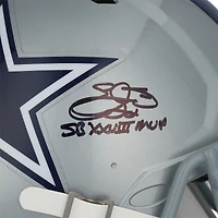 Emmitt Smith Dallas Cowboys Autographed Riddell Speed Authentic Helmet with "SB XXVIII MVP" Inscription 