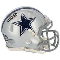 Emmitt Smith Dallas Cowboys Autographed 2024 Salute To Service Riddell Speed Mini Helmet