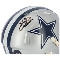 Emmitt Smith Dallas Cowboys Autographed 2024 Salute To Service Riddell Speed Mini Helmet
