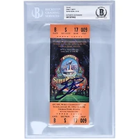 Billet autographié par Emmitt Smith pour le Super Bowl XXVIII des Dallas Cowboys - BAS Graded