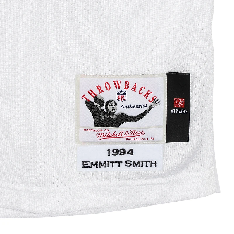 Emmitt Smith Dallas Cowboys Autographed White Mitchell & Ness Authentic 1995 Throwback Authentic Jersey