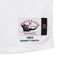 Emmitt Smith Dallas Cowboys Autographed White Mitchell & Ness Authentic 1995 Throwback Authentic Jersey