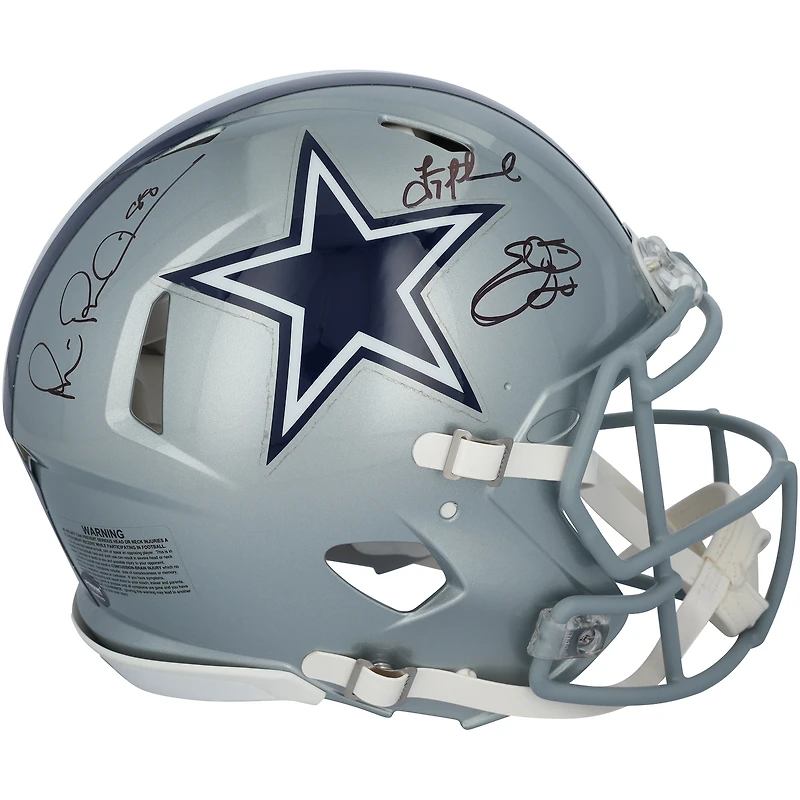 Casque Riddell Speed ​​authentique autographié par Emmitt Smith
