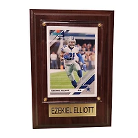 Ezekiel Elliott Dallas Cowboys 4'' x 6'' Plaque with Trading - Card