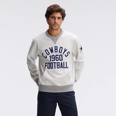 Fanatics Heather Gray Dallas Cowboys IconicFleece Pocket Sweatshirt