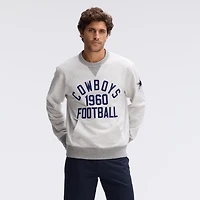 Sweat-shirt Fanatics Heather Gray Dallas Cowboys Iconic Fleece à poche