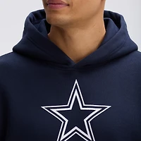 Sweat à capuche floqué Fanatics Navy Dallas Cowboys IconicFleece