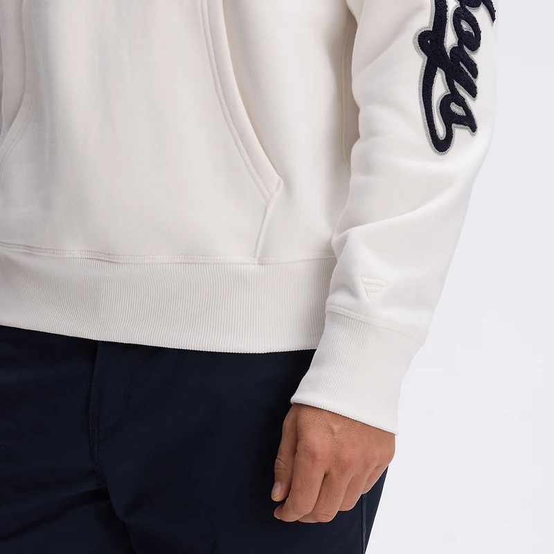 Fanatics Oatmeal Dallas Cowboys IconicFleece Letterman Hoodie