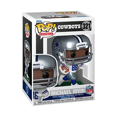 Figurine Funko Michael Irvin des Cowboys de Dallas Pop! en vinyle