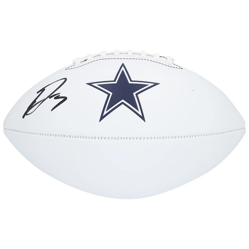 George Pickens Dallas Cowboys Autographed Franklin White Panel Football