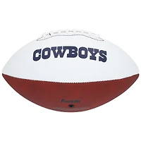 George Pickens Dallas Cowboys Autographed Franklin White Panel Football