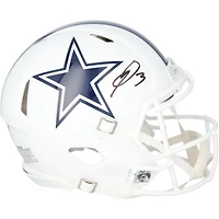 Casque Riddell Alternate Speed ​​Authentic autographié par George Pickens des Dallas Cowboys
