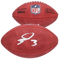 Ballon de football américain Wilson Duke en couleur, autographié par George Pickens des Dallas Cowboys
